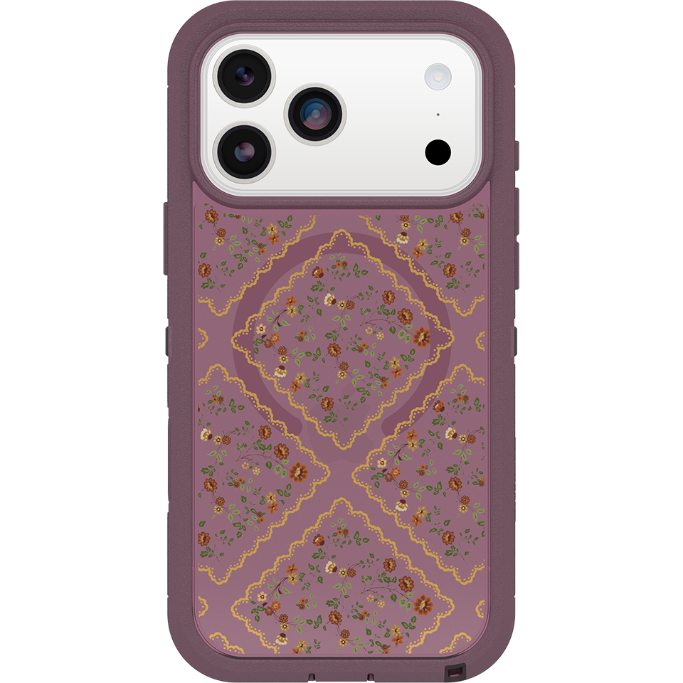 Purple rugged iPhone 17 Pro Max Case Defender Series Pro XT