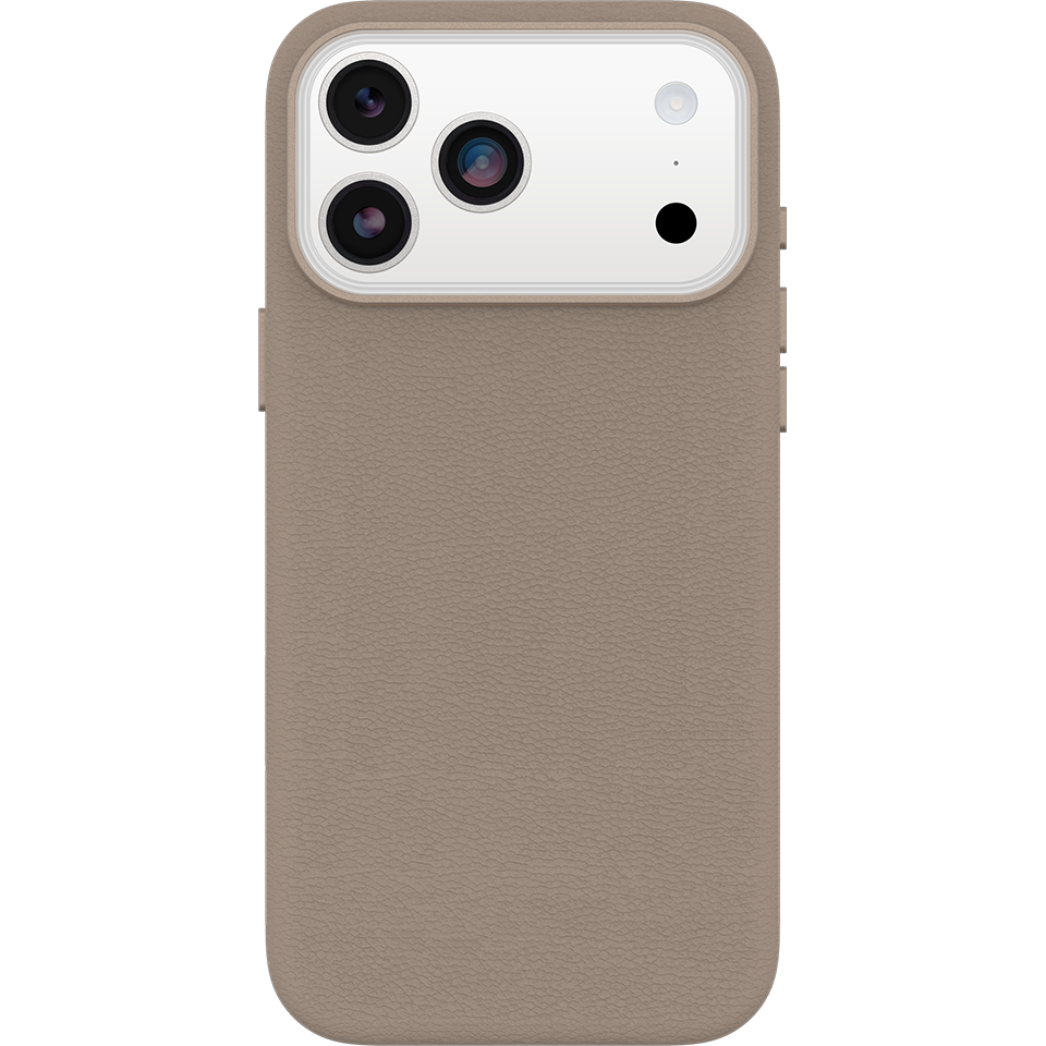 Brown Faux leather iPhone 16 Pro Max case 